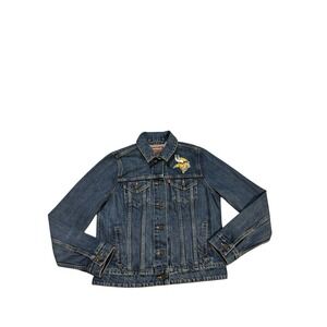 Levi's X NFL Minnesota Vikings Denim Jacket Women's Size‎ Medium Retro